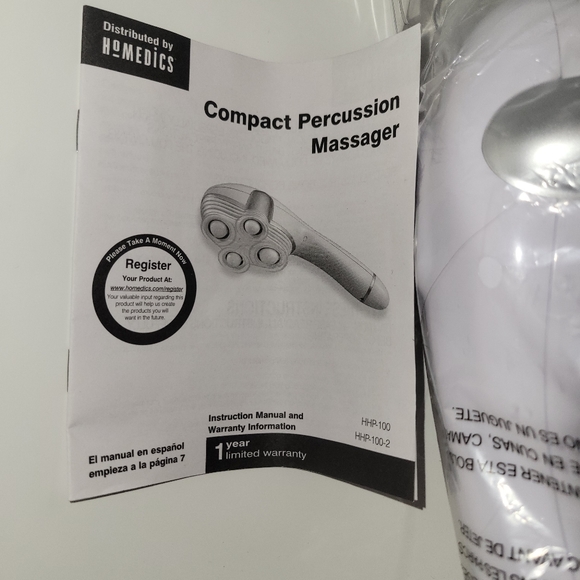 NIB Never used Battery operated back massager - Picture 4 of 5